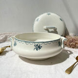 Soup Pot Green Iron Land St Amand, XIXth