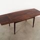 Table en palissandre, design danois, années 1970, production : Danemark