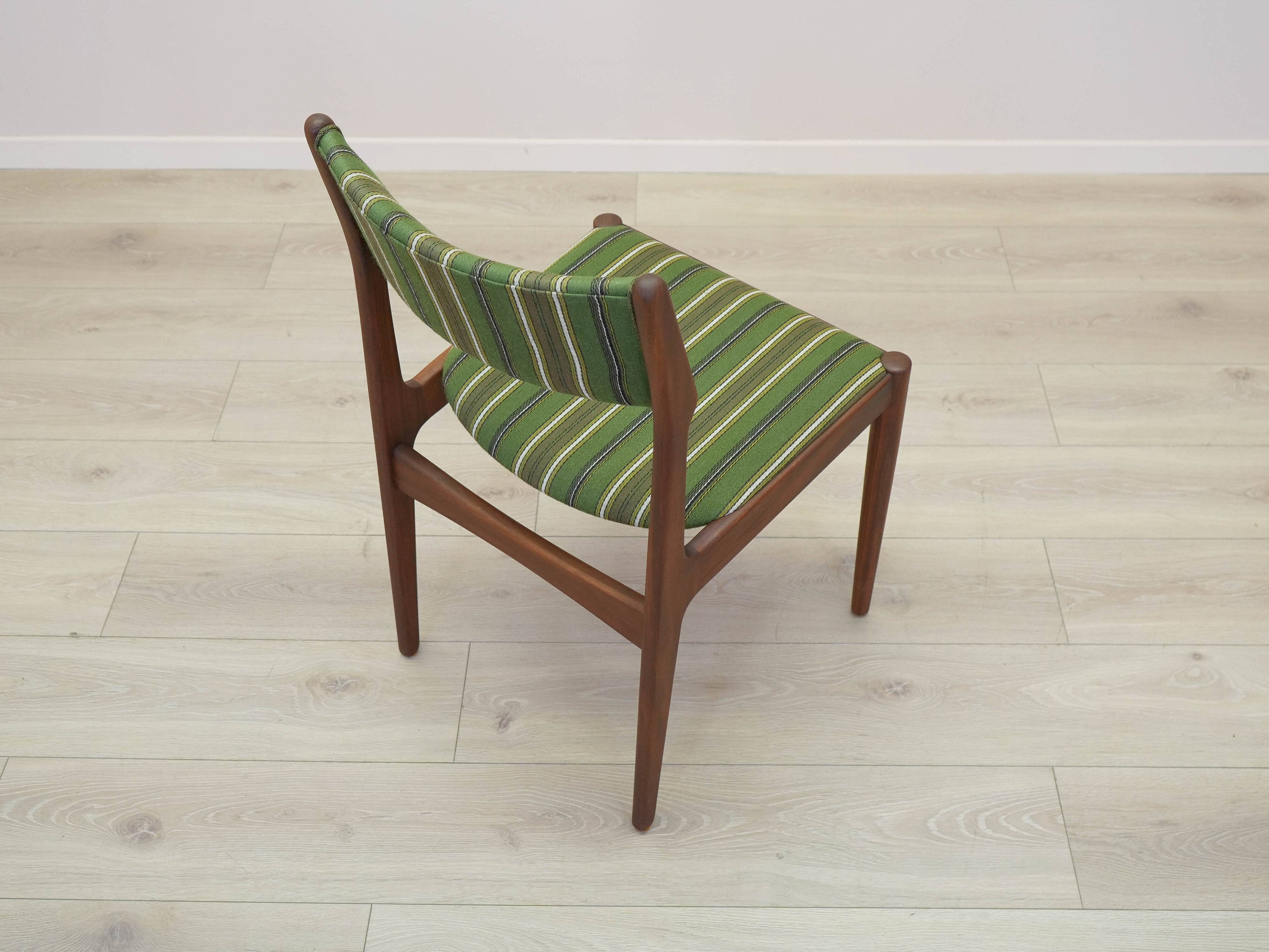 Set of two teak chairs, Danish design, 1970s, made in Denmark