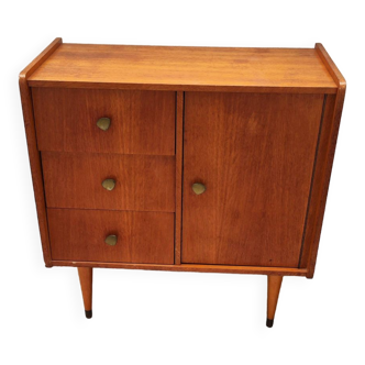Petit meuble de rangement vintage 1960
