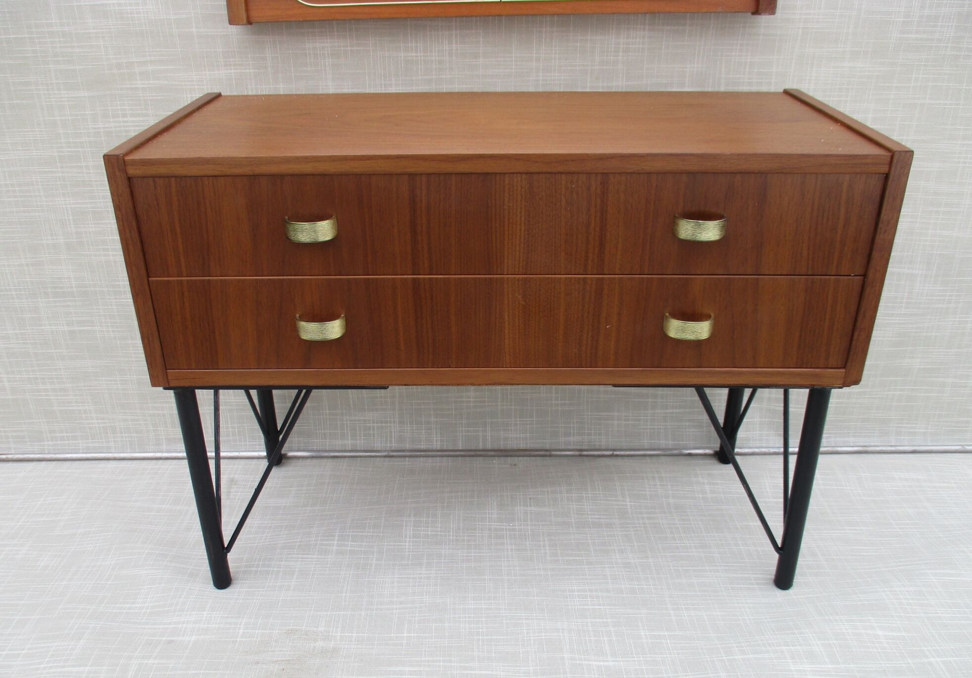 Mirror and console, sweden, 1960s