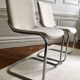 Set of Six Vintage "luge" chairs restored