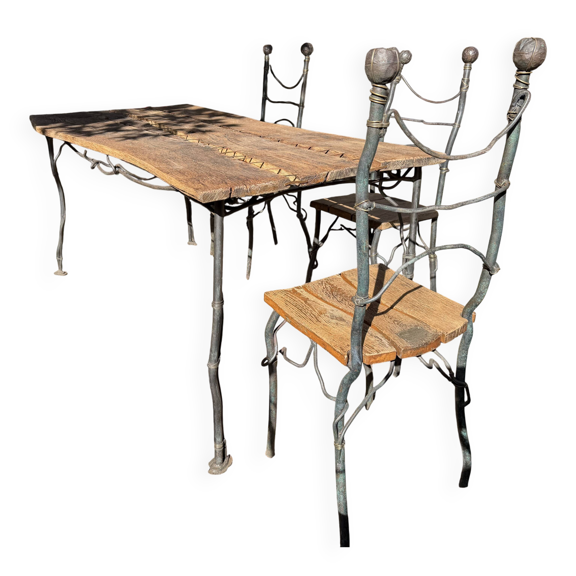 Patrick de Bruyn table and chair set