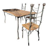 Patrick de Bruyn table and chair set