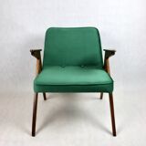 Green Bunny Armchair by Józef Chierowski, 1970s