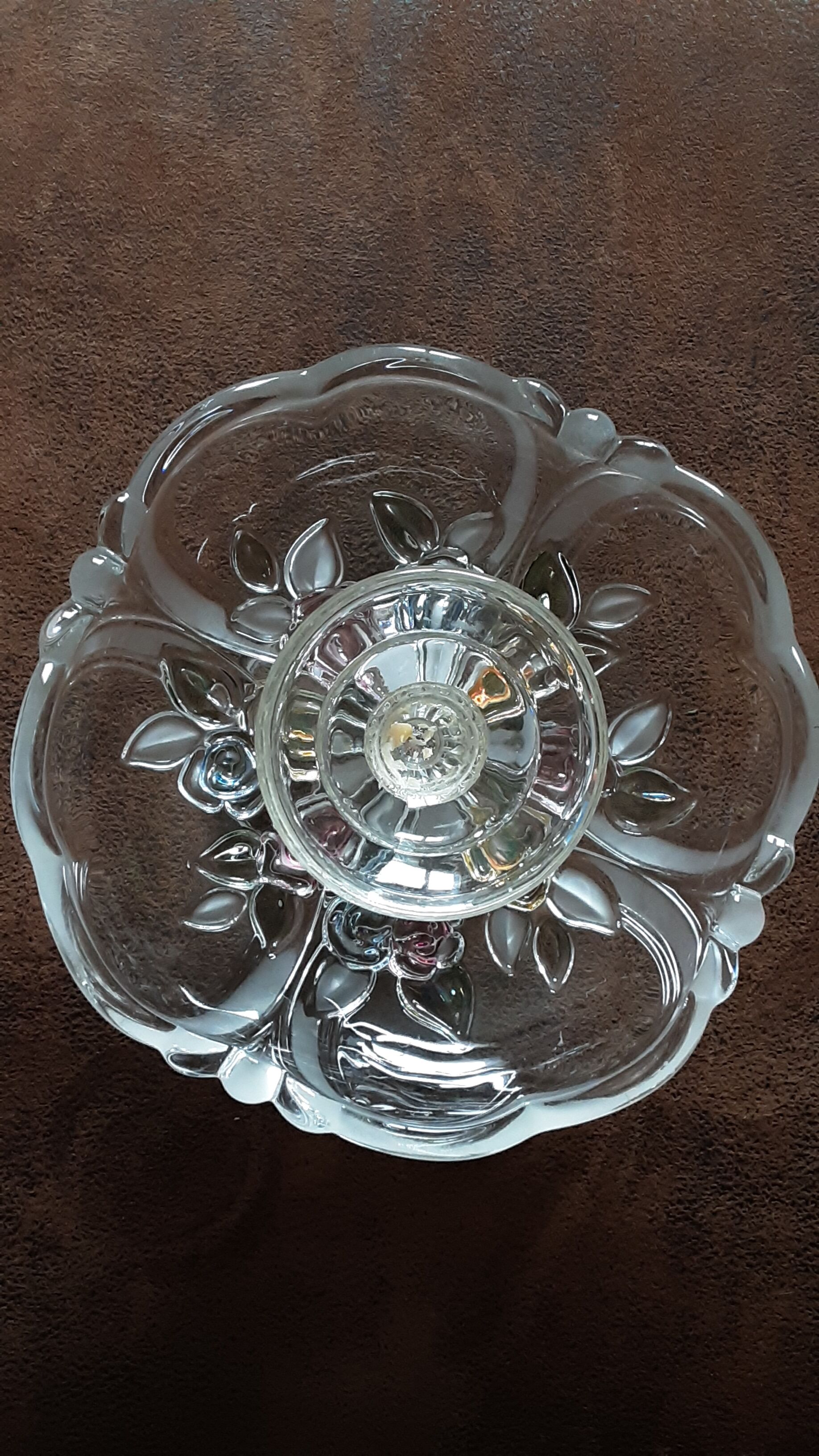 Original crystal candle holder