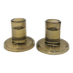 smoked glass candle holders