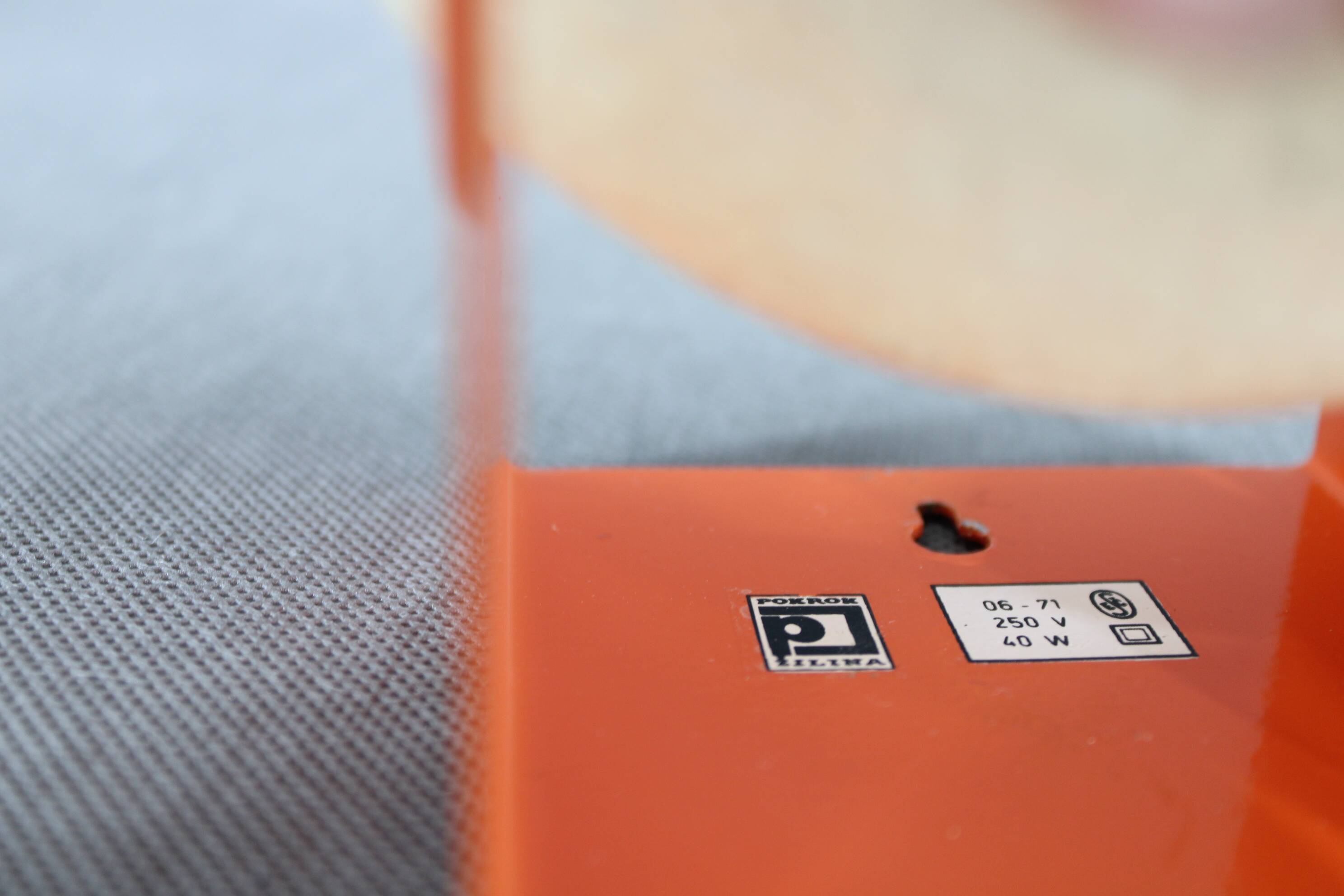 1960s Table lamp by Pokrok Zilina, Czechoslovakia