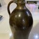Beautiful earthenware jug, glazed and fired