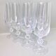 10 crystal champagne flutes