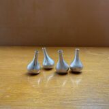 Ensemble de 4 bougeoirs Danks, vintage