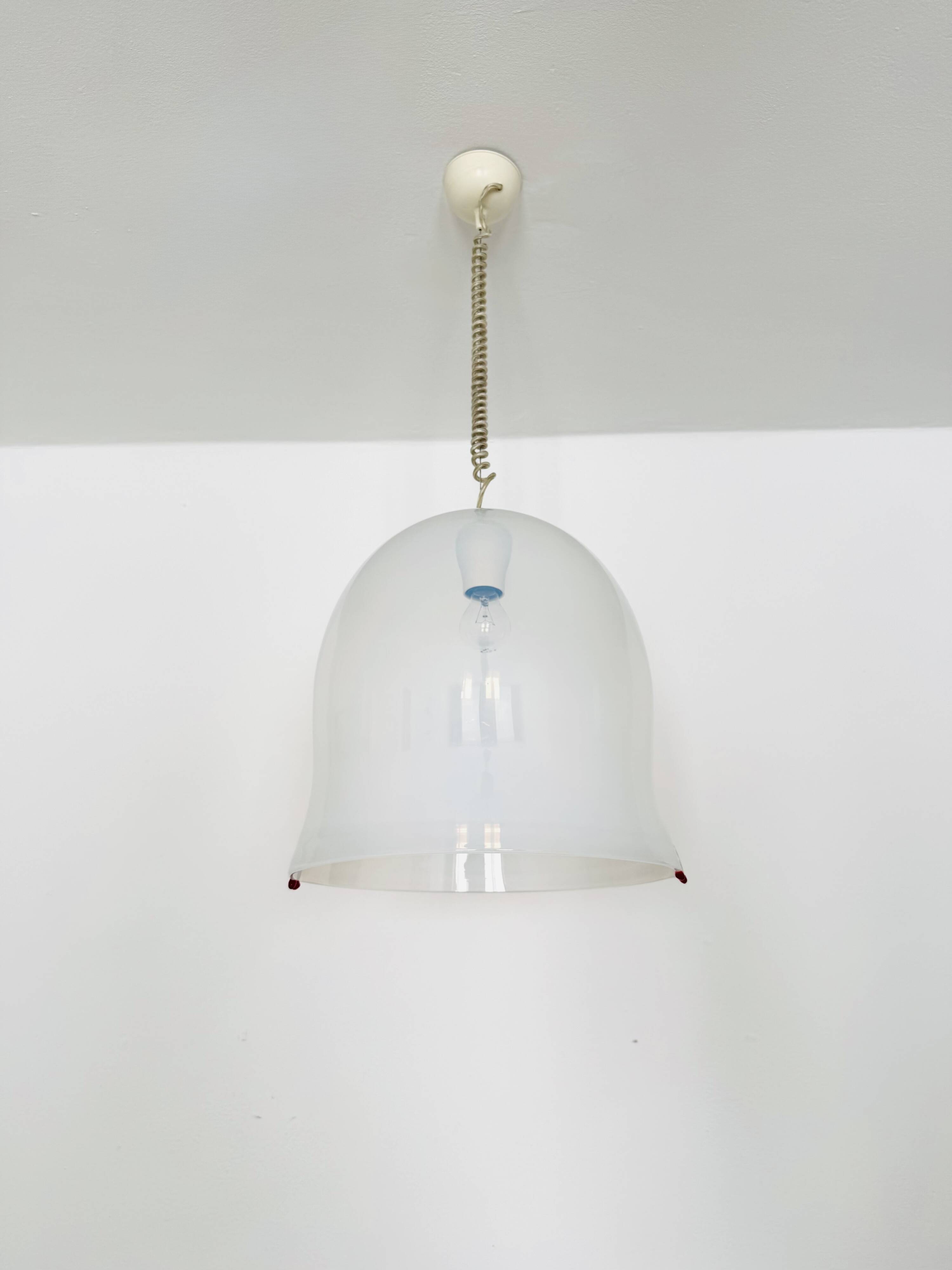 Murano Glass Pendant Lamp by Roberto Pamio and Renato Toso for Leucos
