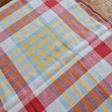 Monogram PP checkered tablecloth