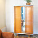 Armoire bois blond années 60