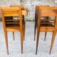 Pair of Italian bedsides, Art deco 50s