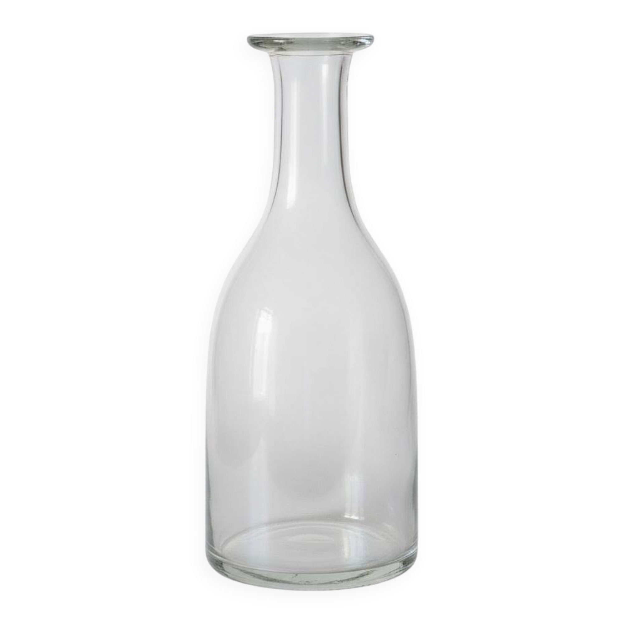 A rare large vintage Norman cider carafe, hand-blown