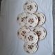 Lot 8 old plates Sarreguemines Marly