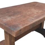 table basse en bois naturel massif