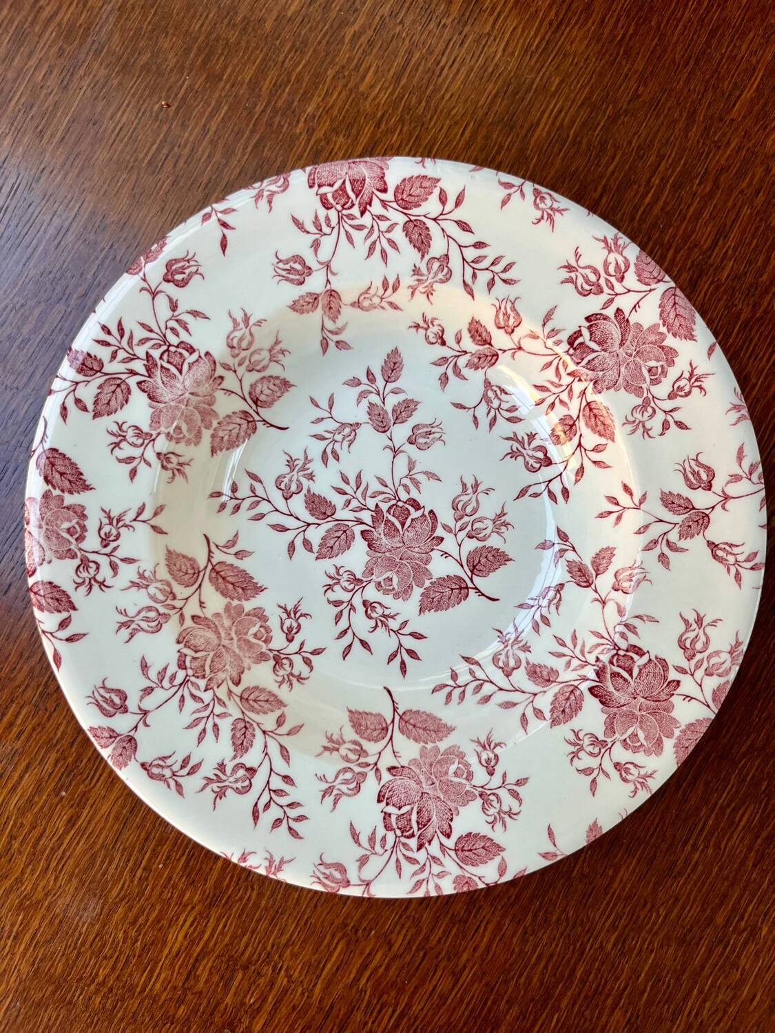 Set of 6 vintage plates in English earthenware.