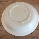 Plat rond et creux Fénal Badonviller modèle Bagatelle