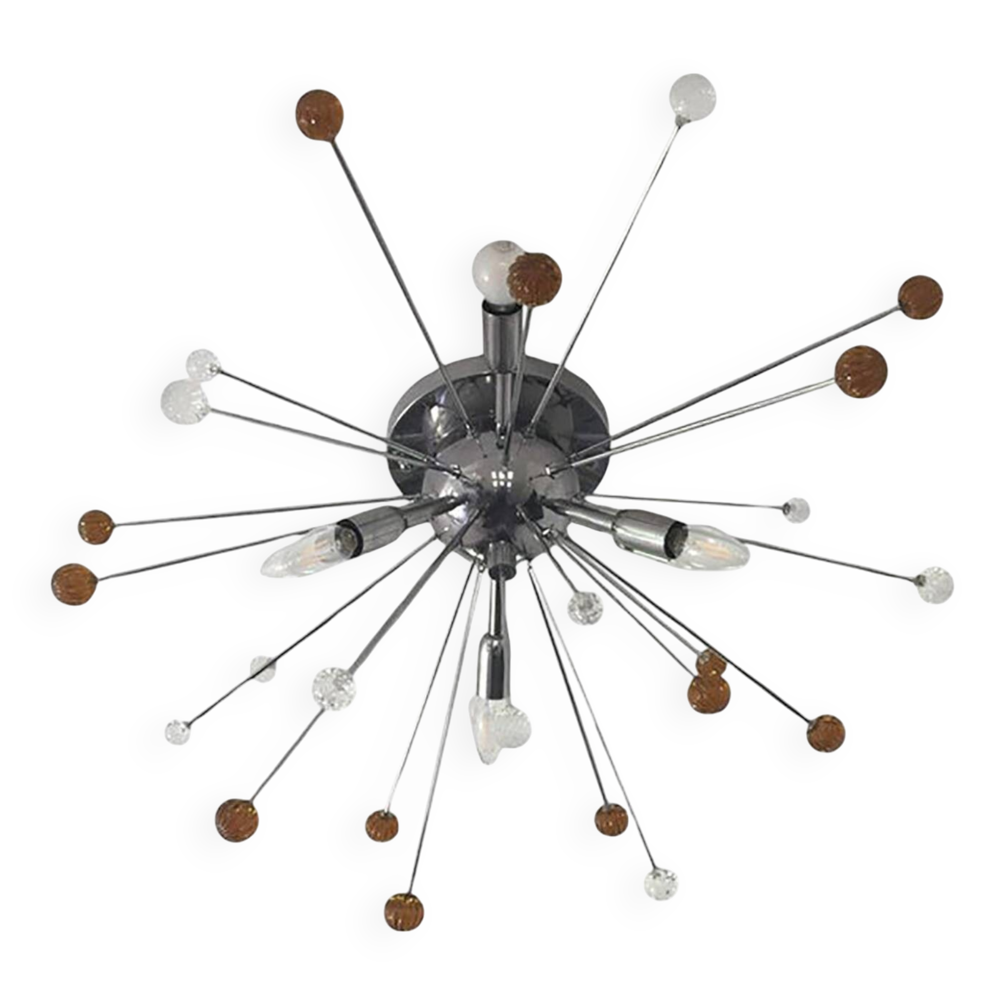 Murano Glass Flush Mount Sputnik