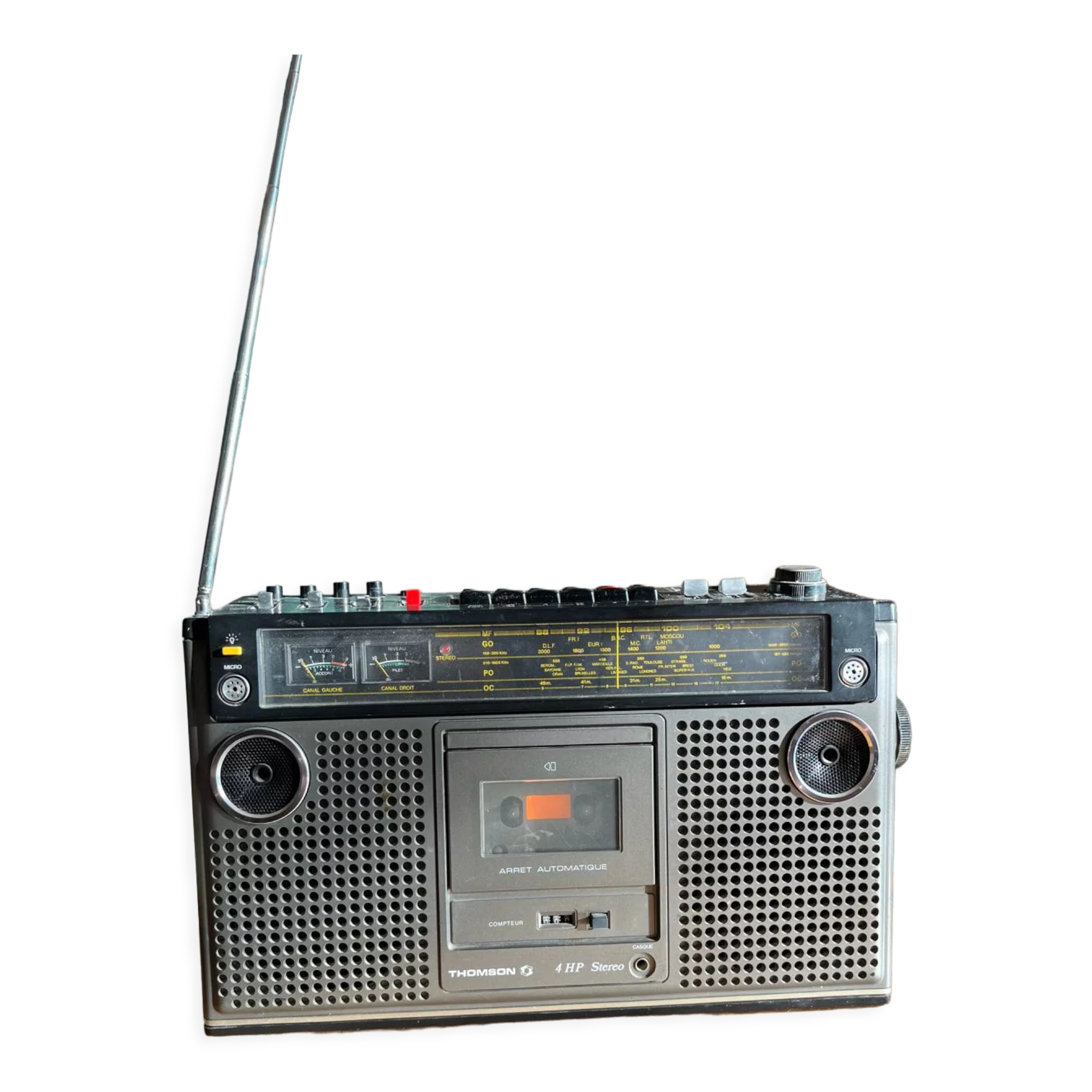 Old Thomson radio cassette 70s