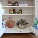 Vintage Mado metal storage cabinet from the 1950s.