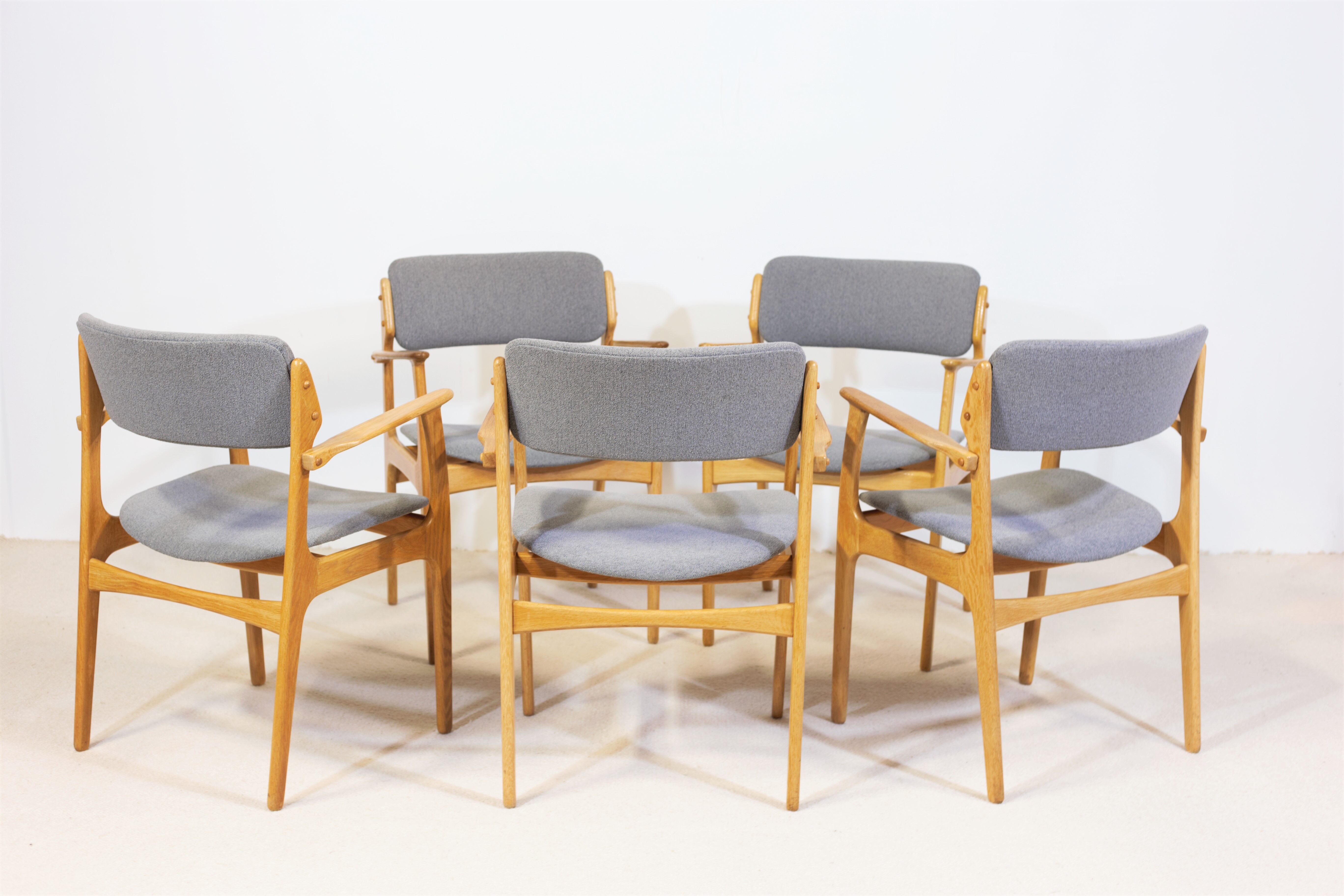 Erik Buch armchair in oak