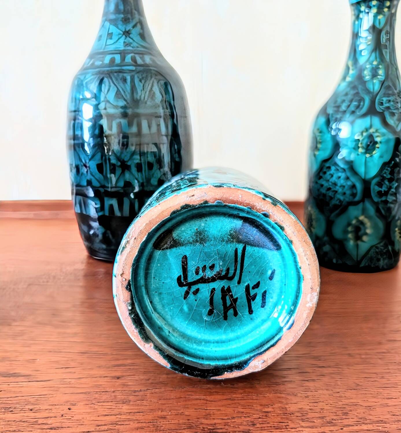 Moroccan ceramic vases
