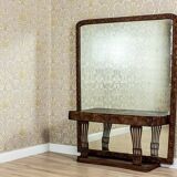 Pearwood Vanity Table with Mirror, 1900s