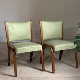 Chaises vintage bow wood Steiner