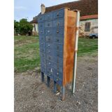 Industrial wooden furniture with 30 drawers