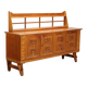 Vintage oak veneer sideboard, Italian design, 1950s.