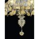 Huge Luxury Italian Chandelier With Flowers and Leaves Murano Glass