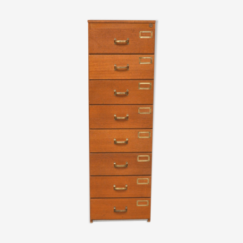 Furniture filing cabinet 8 drawers, 1960