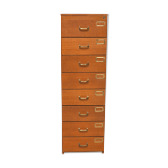 Furniture filing cabinet 8 drawers, 1960