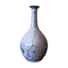 Enamelled ceramic vase, signed, circa 1960