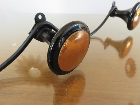 Wearing coat bakelite 50 60 years gold metal