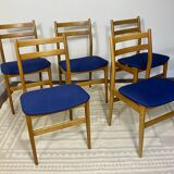 Set of 5 Scandinavian chairs from the year .