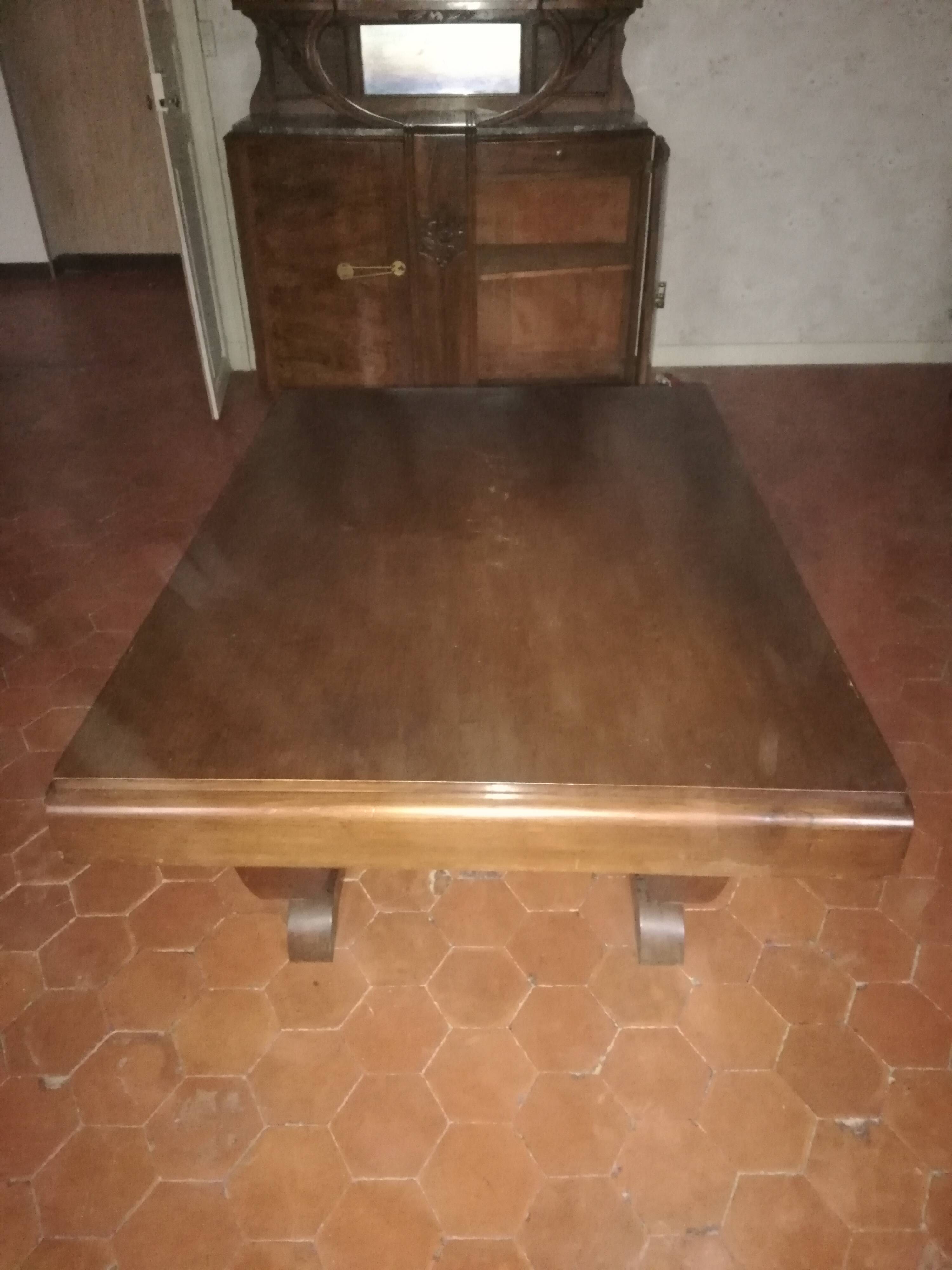 Art deco style dining room table and 6 chairs