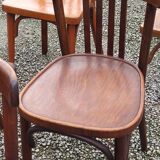 Set of 6 old bistro chairs Baumann and others
