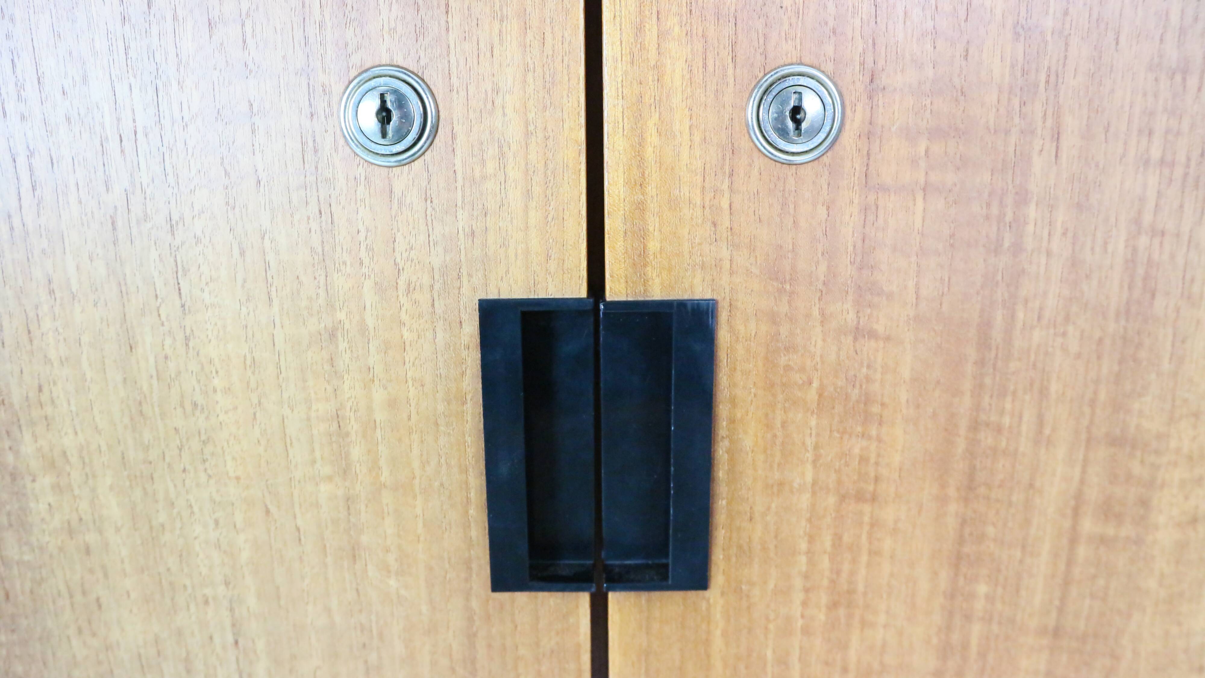 Armoire en teck Cees Braakman série japonaise "KU14" pour Pastoe, 1960