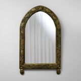 Important gilded wood mirror, 20th c.
