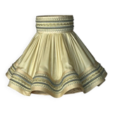 Old lampshade in petticoat silk