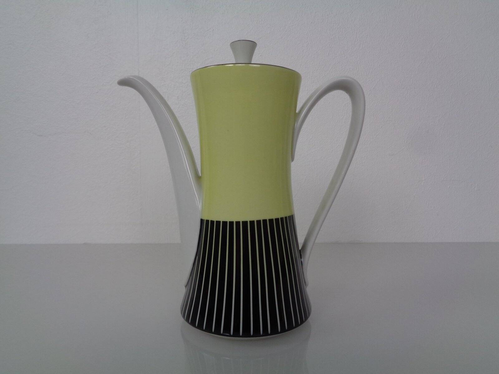 Coffee service for 6 from Vokstedt, Germany, 1950s, set of 17.