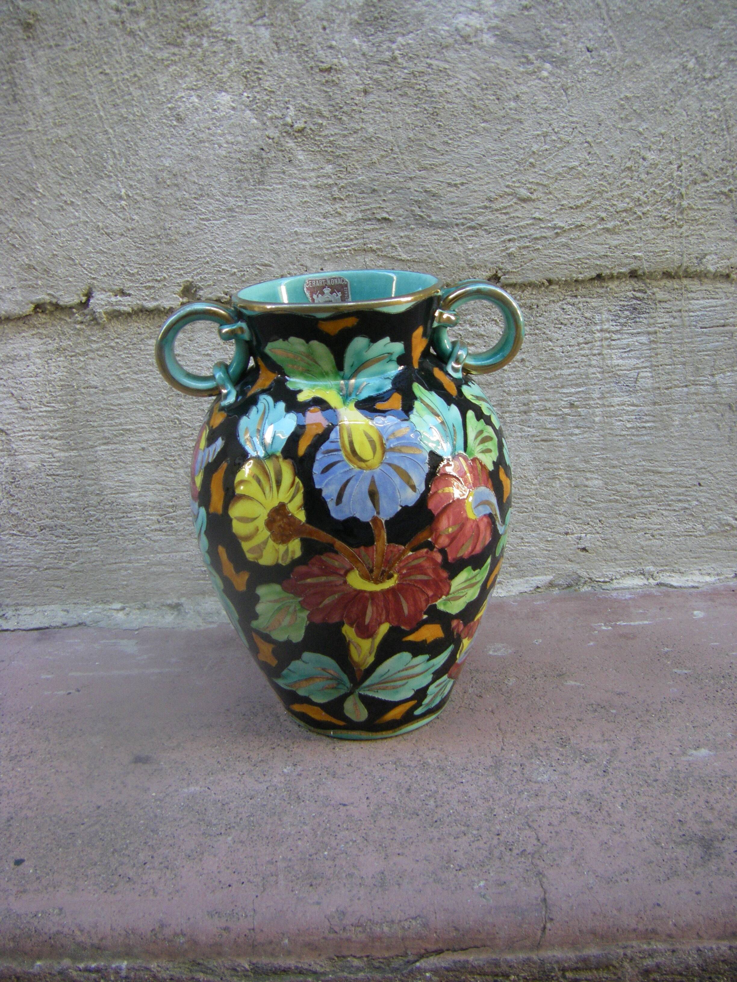 Ceramic vase from Monaco