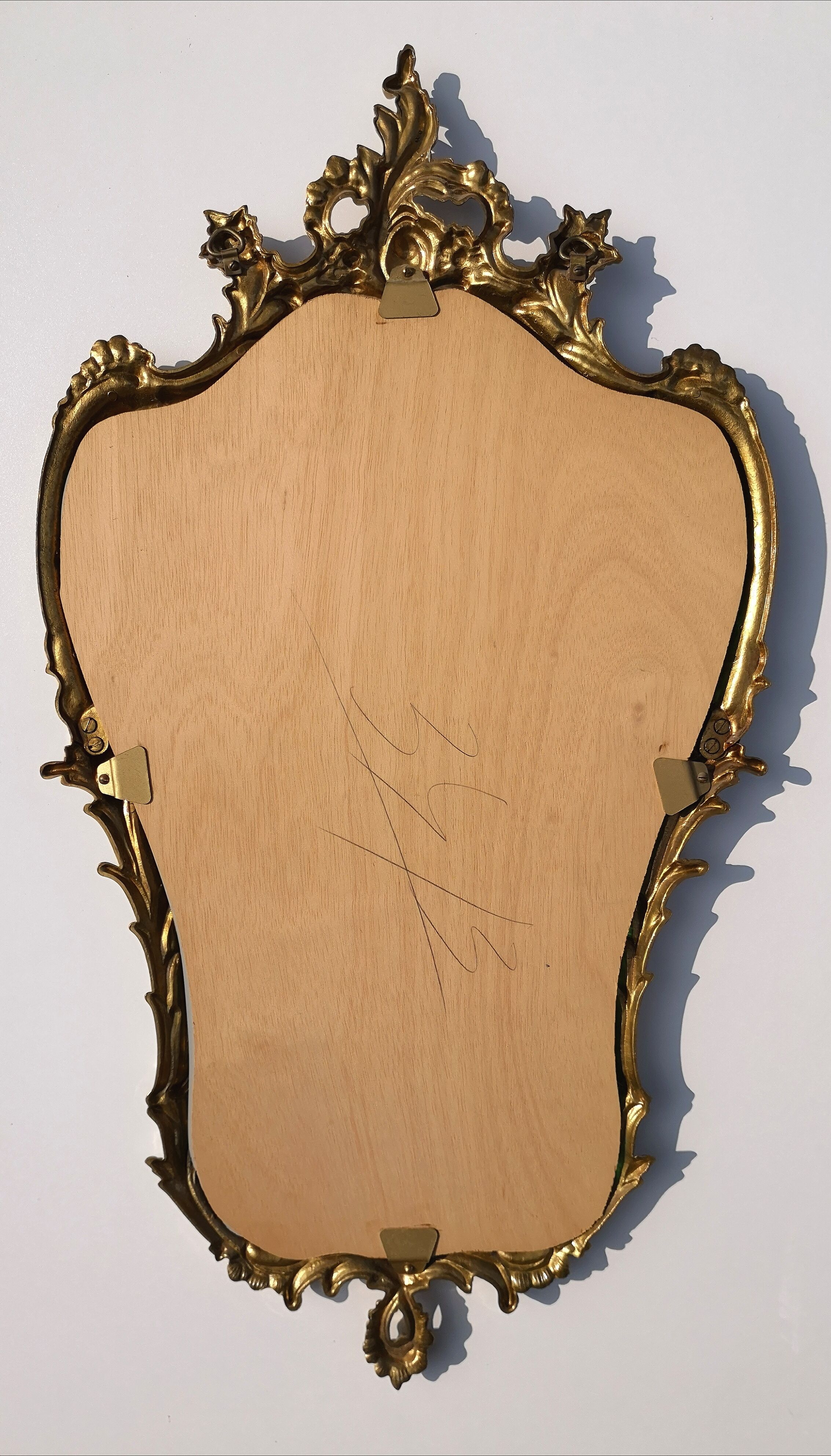 Golden bronze mirror- Louis XV style