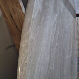 1970s travertine dining table