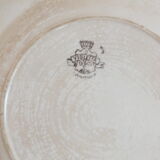 Set de 3 plats anciens Longwy Violetta