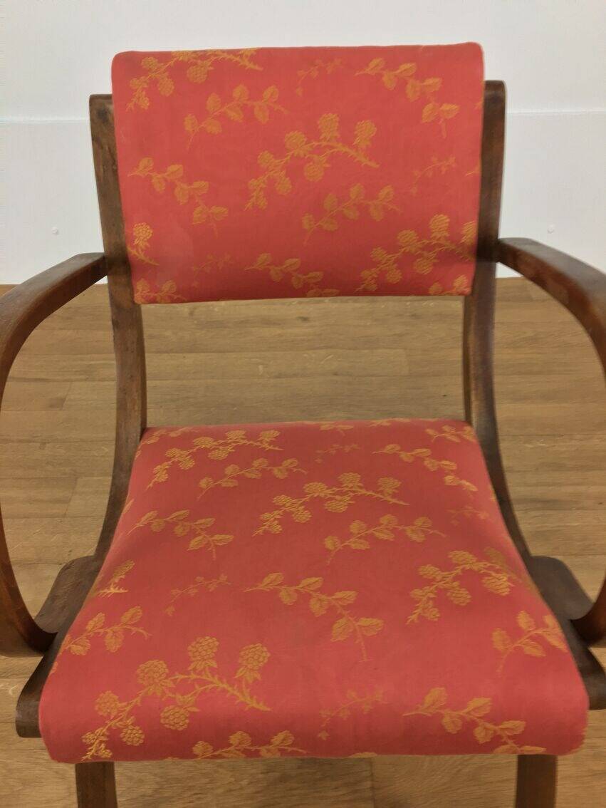 1940s bridge armchair